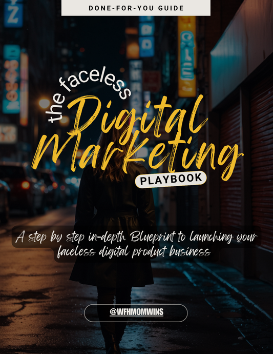 The Faceless Digital Marketing Playbook